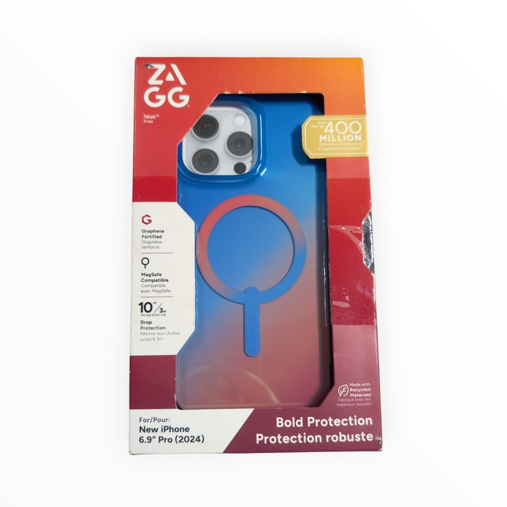 i6-X‎ ZAGG Tokyo Snap Magsafe Case for iPhone 16 Pro Max - Iridescent ⬇️
